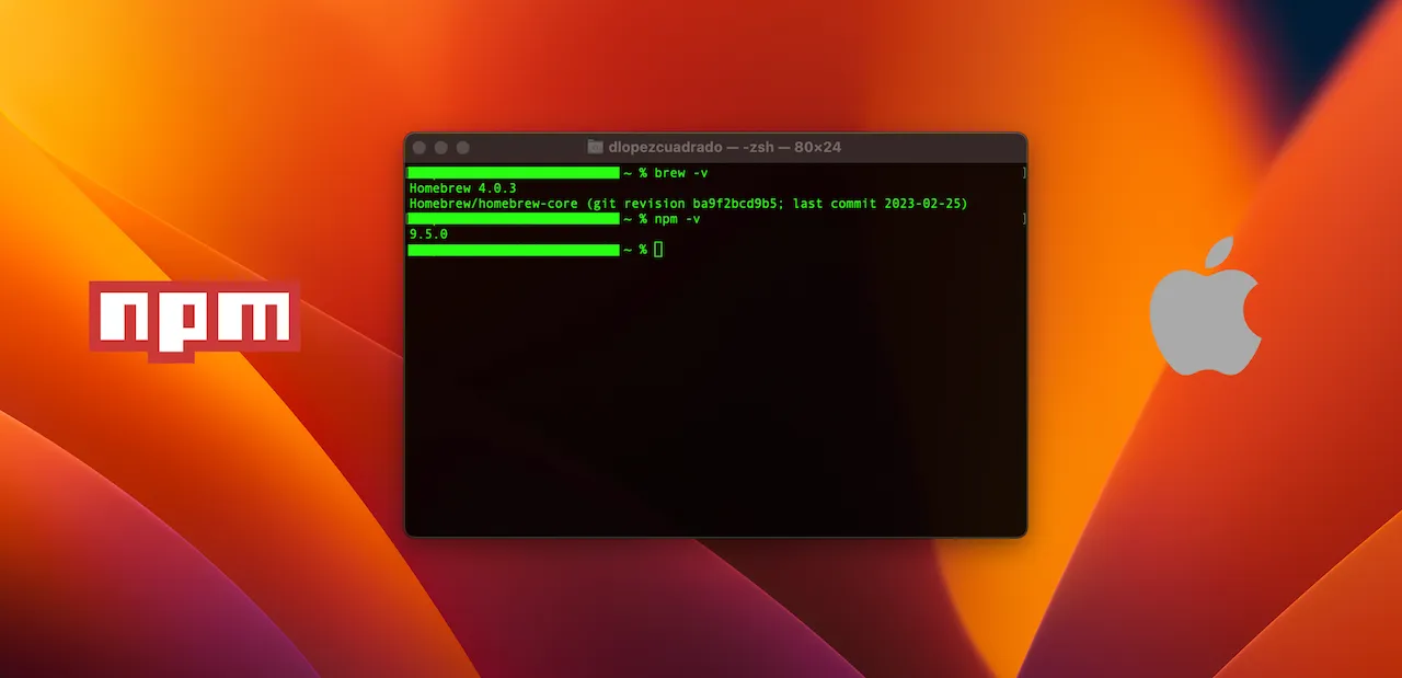 Install Node.js and NPM in Mac OS